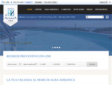 Tablet Screenshot of hotel-azzurra.it